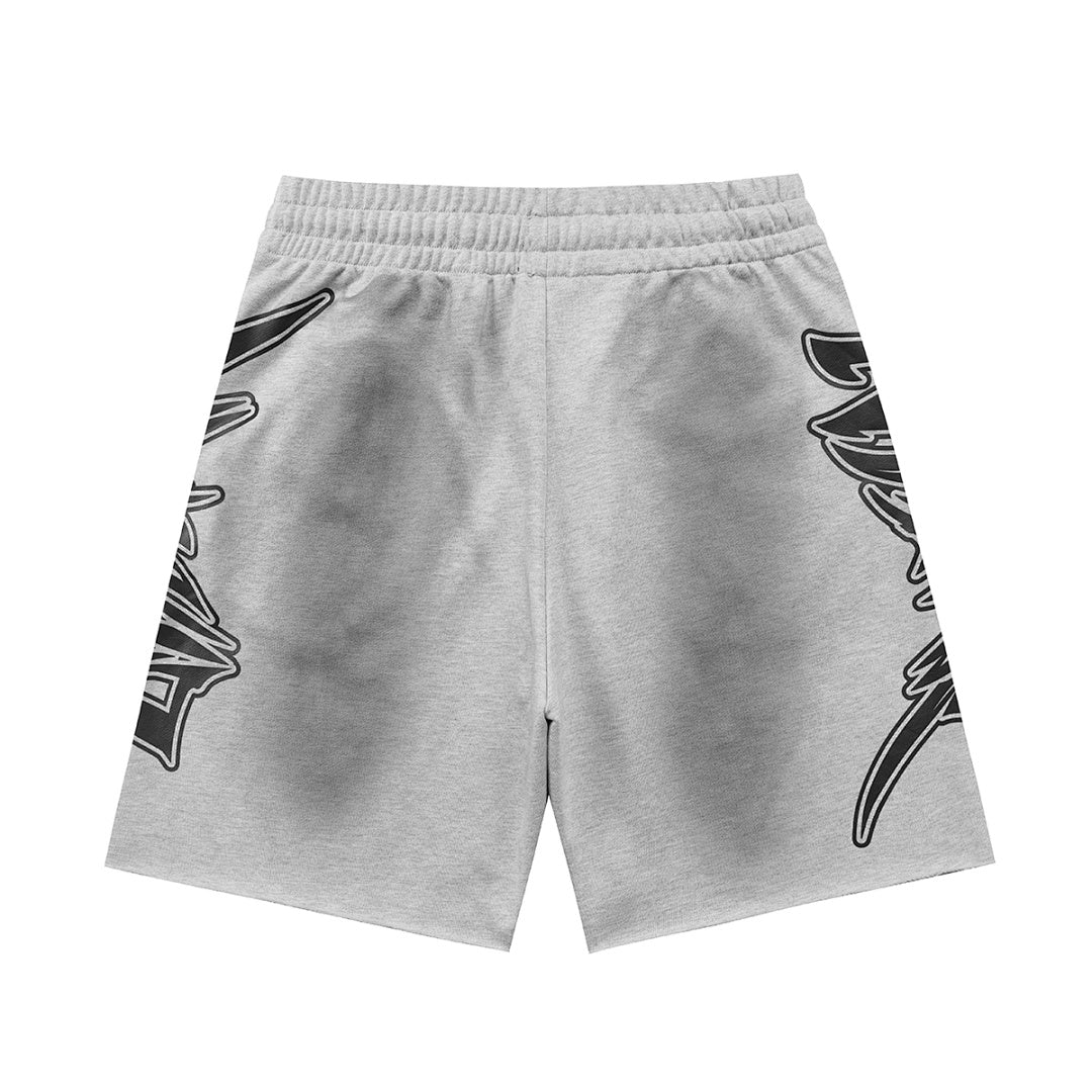 MIXED EMOTION Wing Detail Casual Shorts