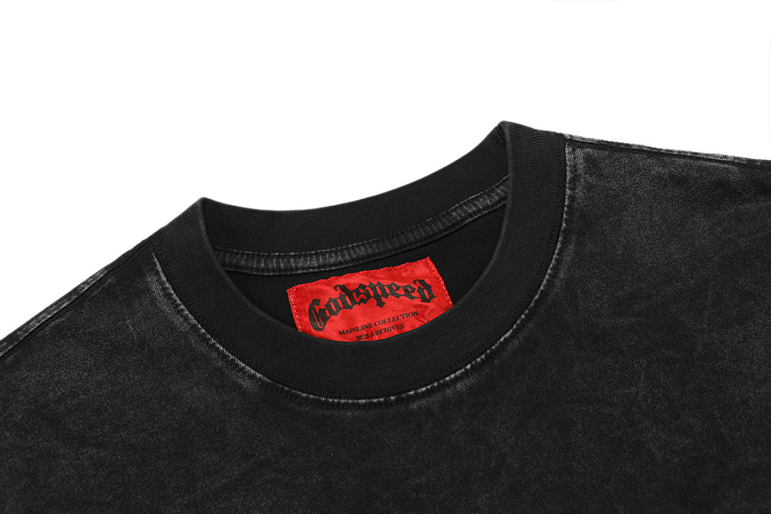 GODSPEED Retro Racing Scene Graphic T-Shirt