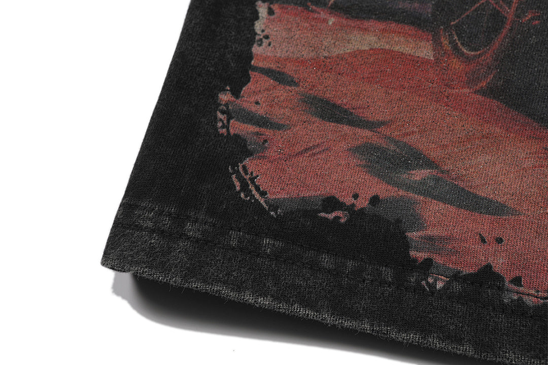 GODSPEED Retro Racing Scene Graphic T-Shirt