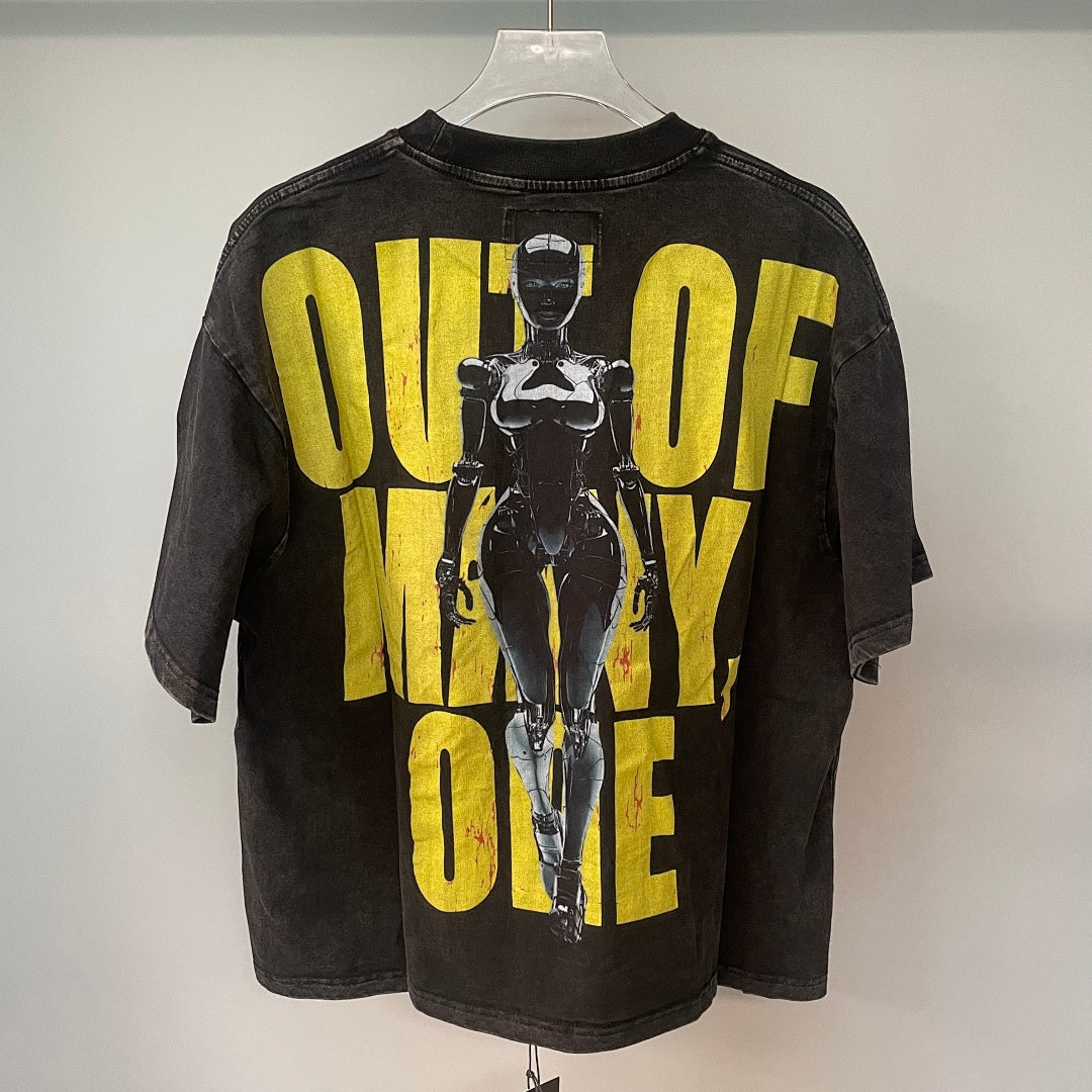 GODSPEED Motorcycle Skull Graphic T-Shirt