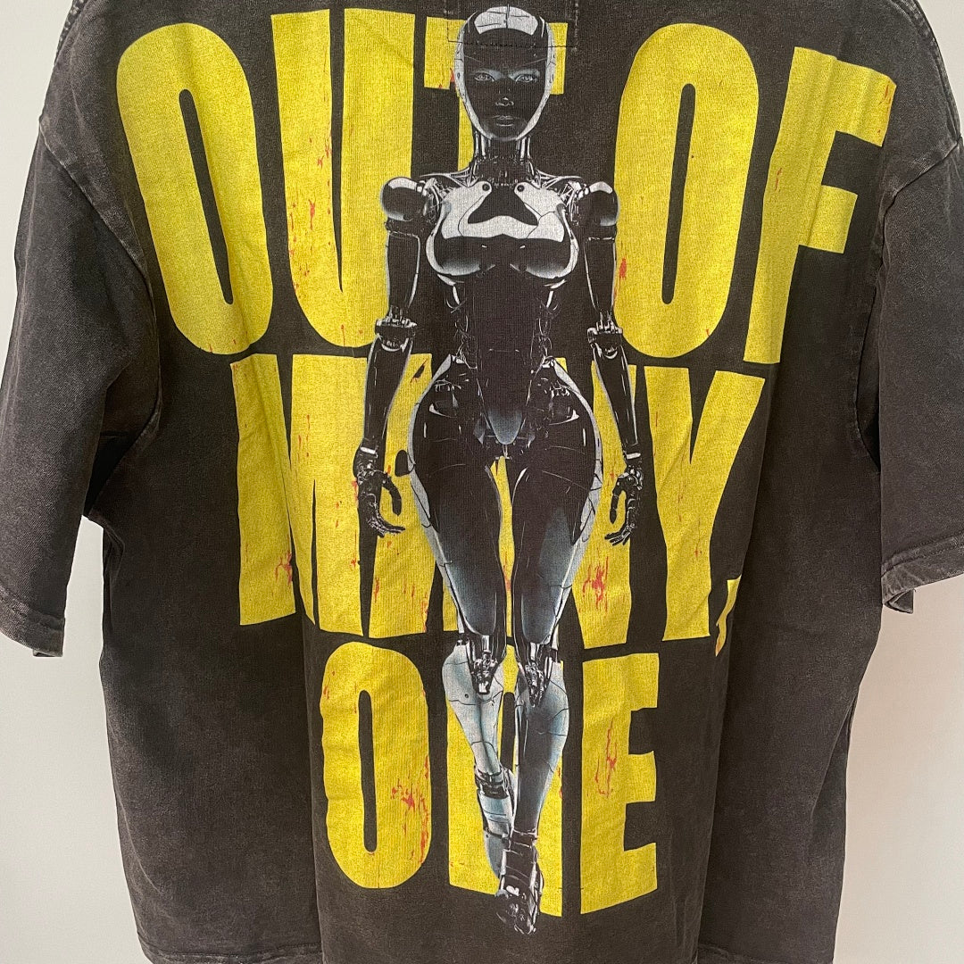 GODSPEED Motorcycle Skull Graphic T-Shirt