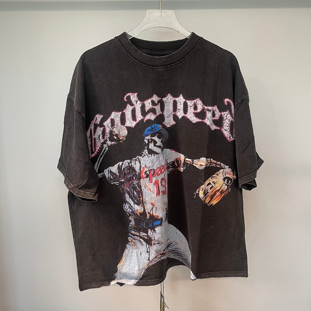 GODSPEED Skeleton Rider Graphic T-Shirt