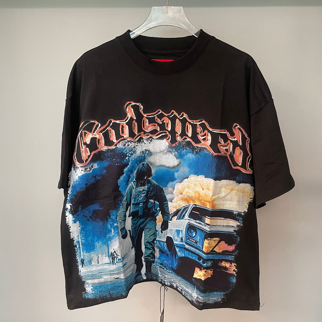 GODSPEED Desert Eagle Graphic Vintage T-Shirt