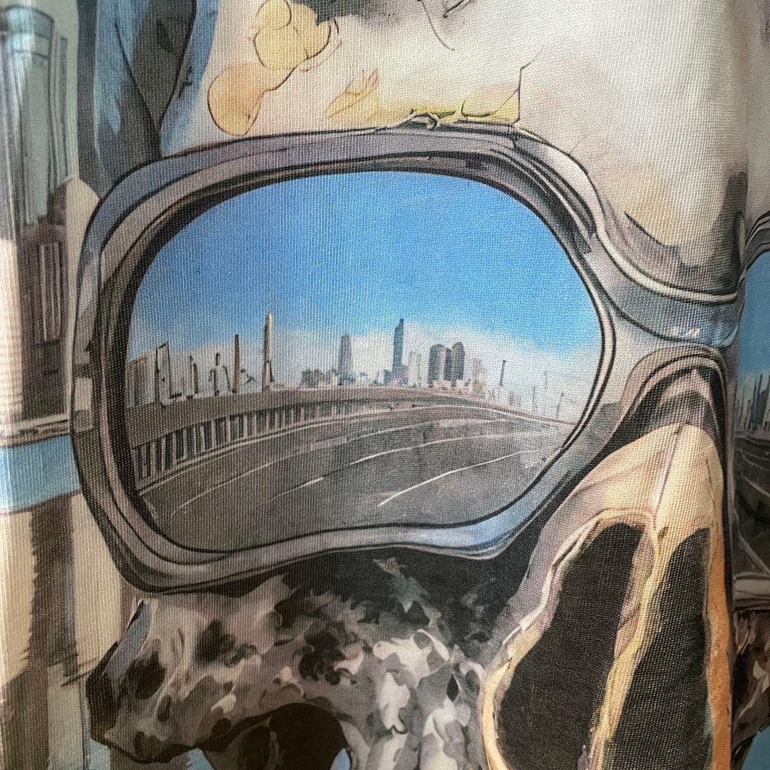 GODSPEED Vintage Skull Vehicle Graphic T-Shirt