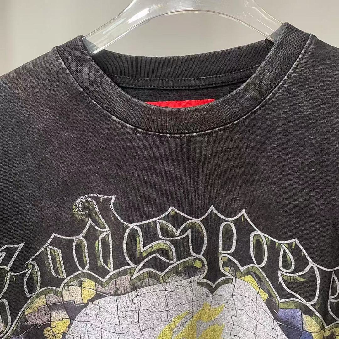 GODSPEED Skull Emblem Graphic T-Shirt