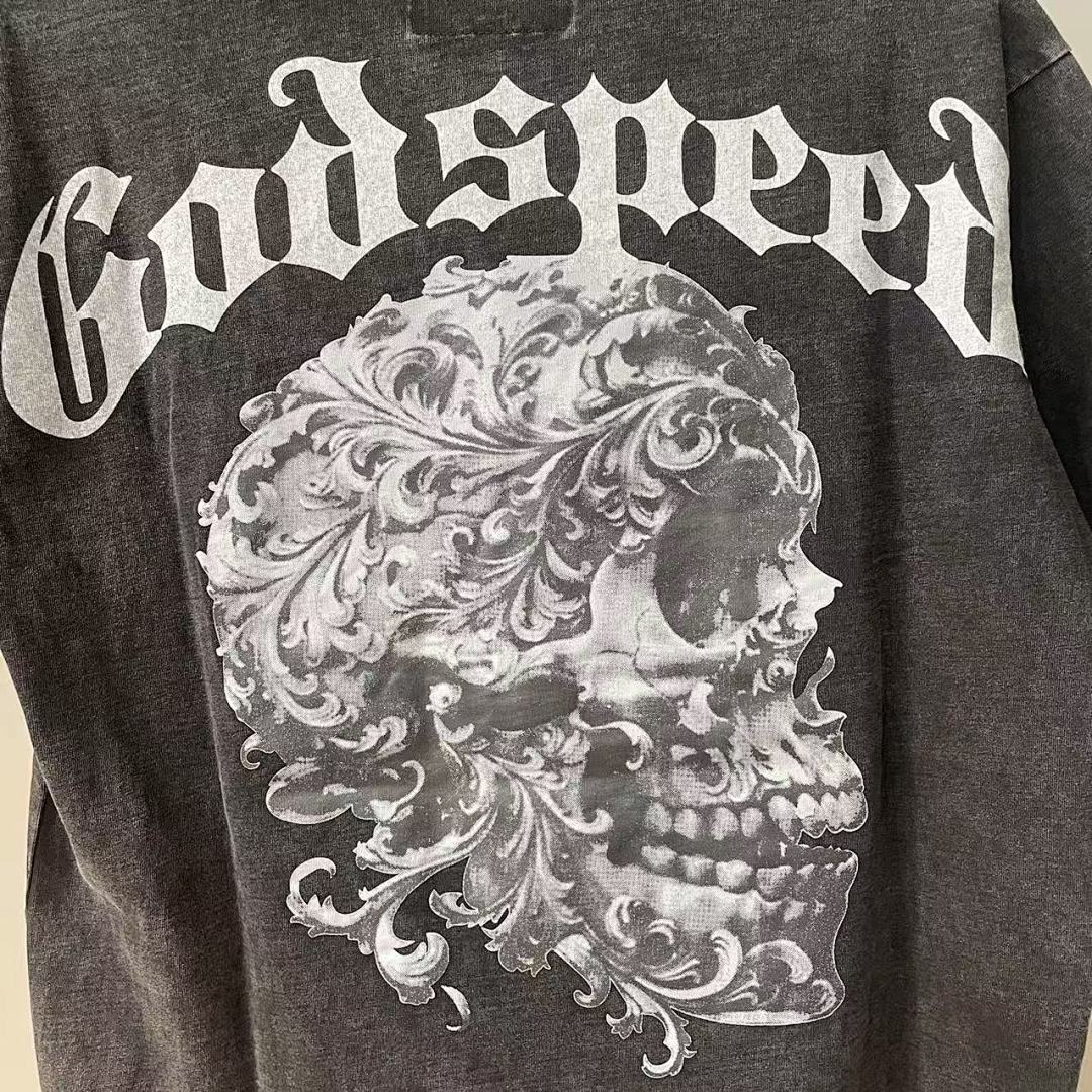 GODSPEED Graphic Character Collage T-Shirt