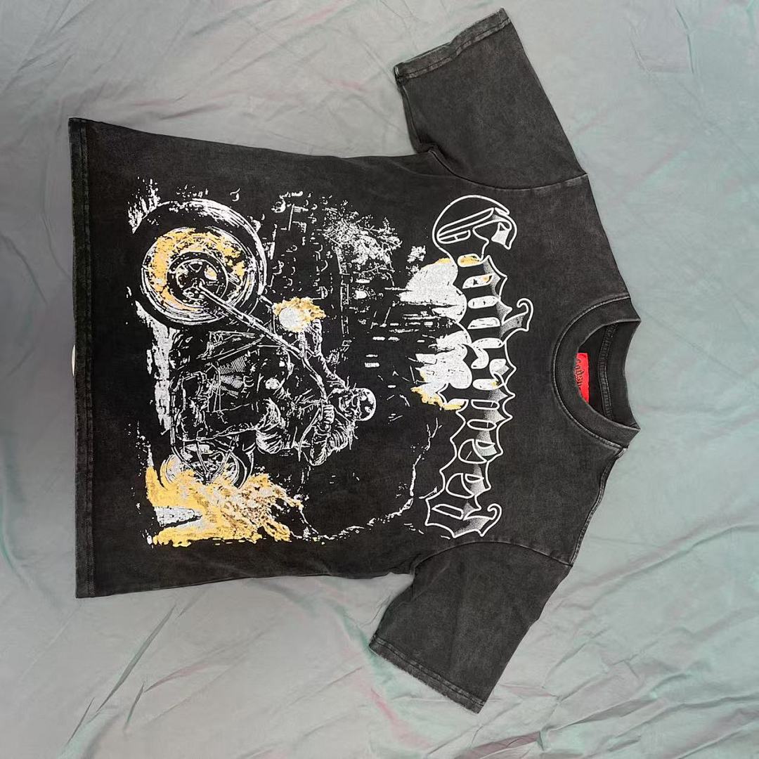 GODSPEED Gothic Motorcycle Graphic T-Shirt