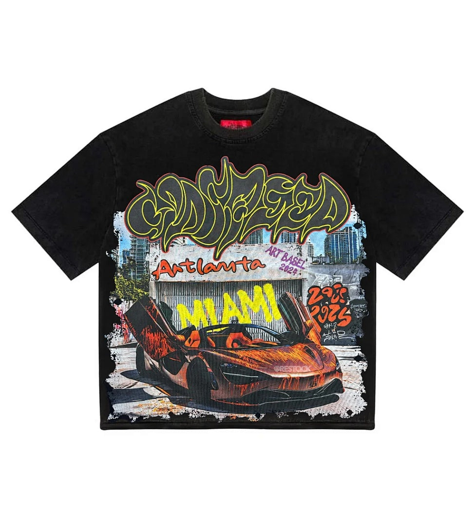 GODSPEED Vintage Travel Poster Graphic T-Shirt