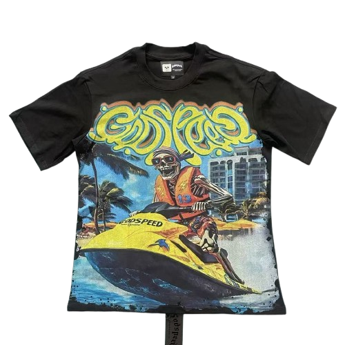 GODSPEED Retro Landscape Graphic T-Shirt