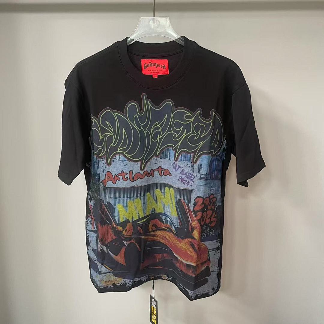 GODSPEED Storm Graphic Vintage T-Shirt