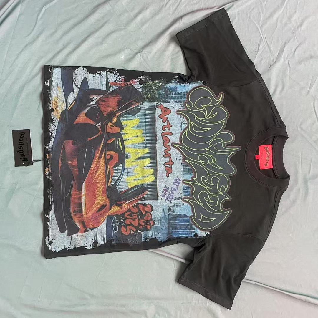 GODSPEED Storm Graphic Vintage T-Shirt