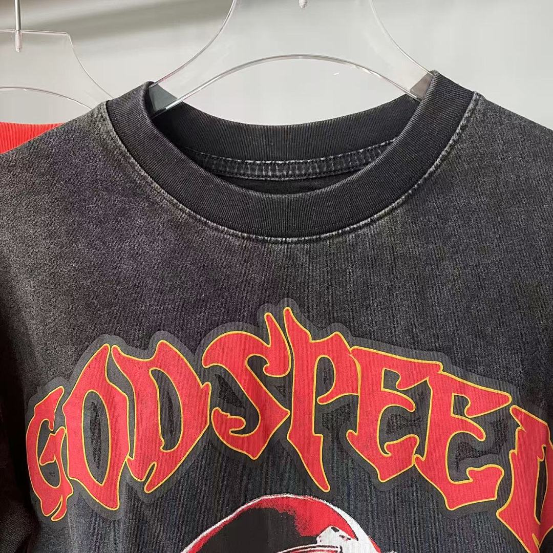 GODSPEED Classic Skull Rider Graphic T-Shirt