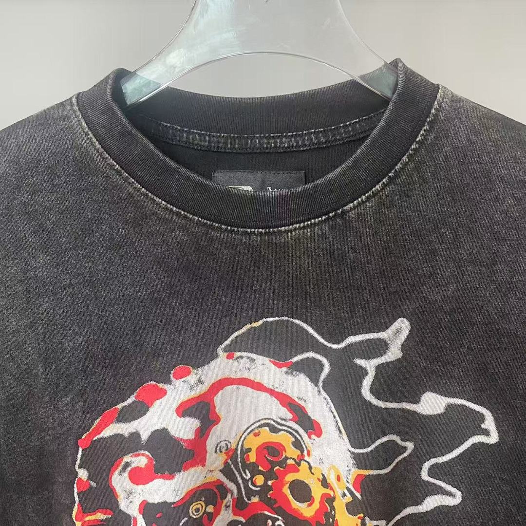 GODSPEED Chrome Skull Graphic Vintage T-Shirt