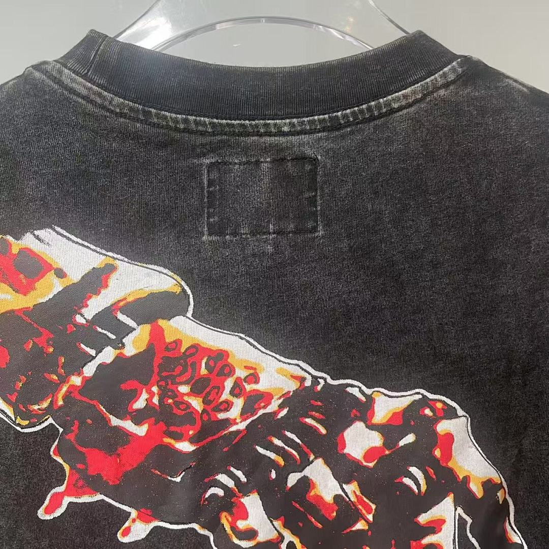 GODSPEED Chrome Skull Graphic Vintage T-Shirt
