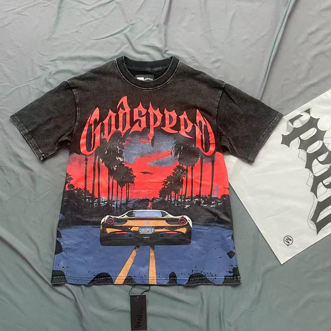 GODSPEED Motorcycle Racing Graphic T-Shirt