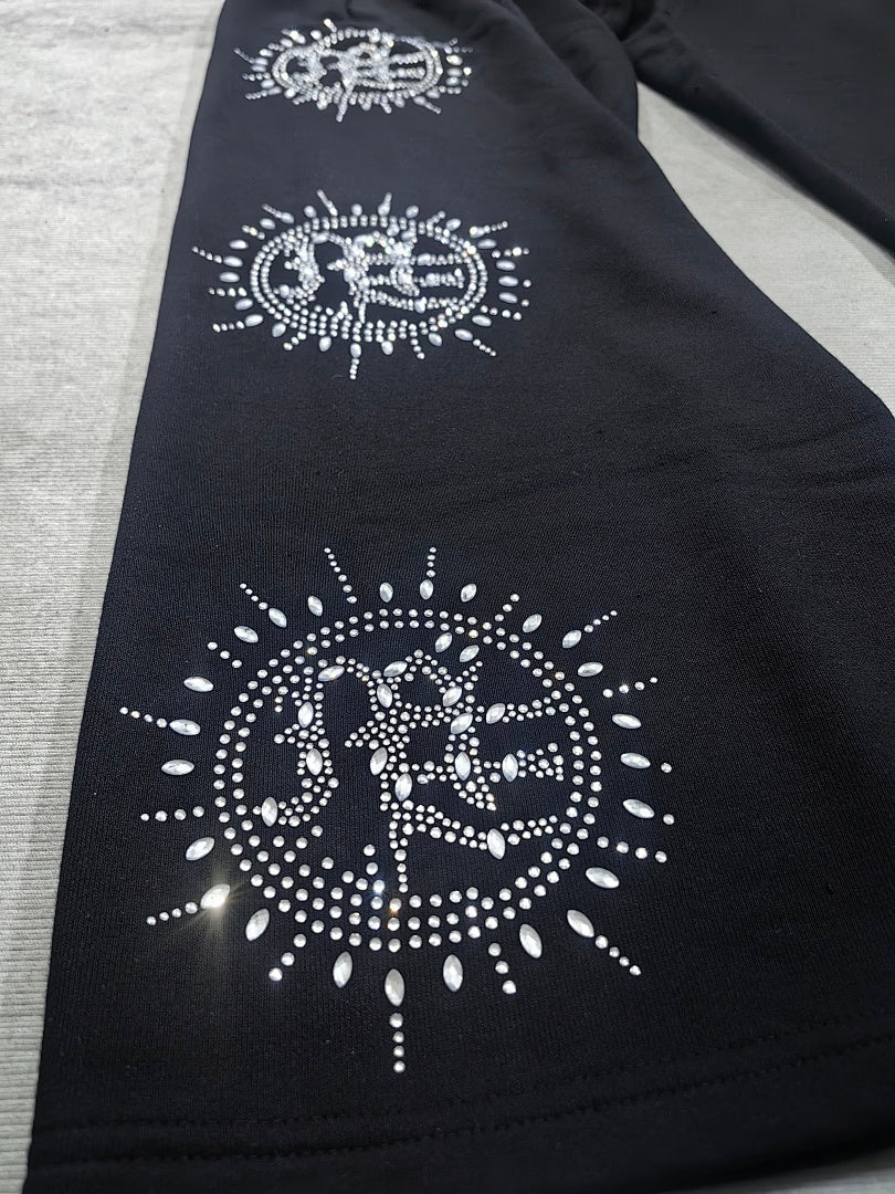 MIXED EMOTION Side Graphic Relaxed Sweatpants