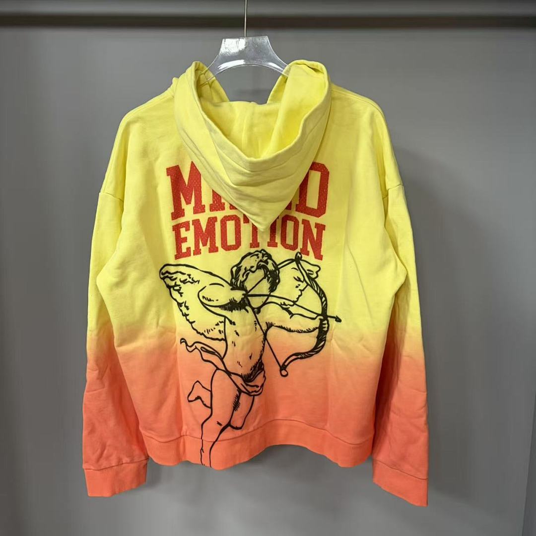 MIXED EMOTION Never Die Graphic Zip-Up Hoodie