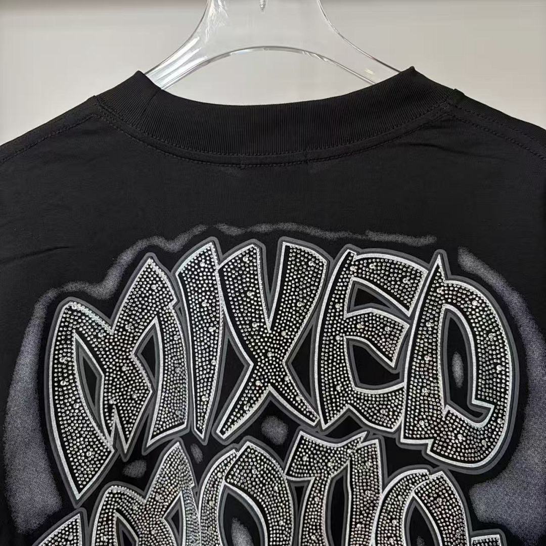 MIXED EMOTION Distressed Character Graphic Long Sleeve Top