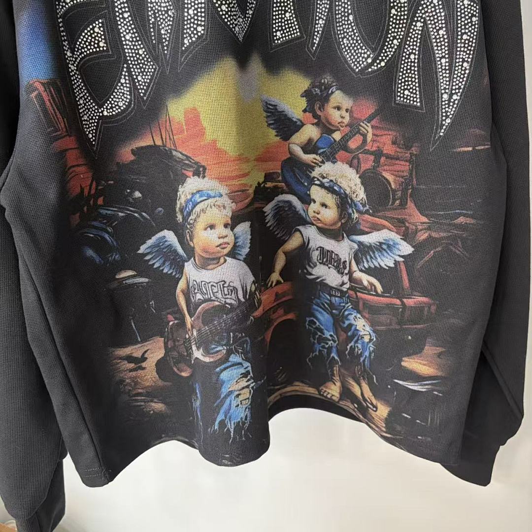 MIXED EMOTION Retro Character Graphic Crewneck