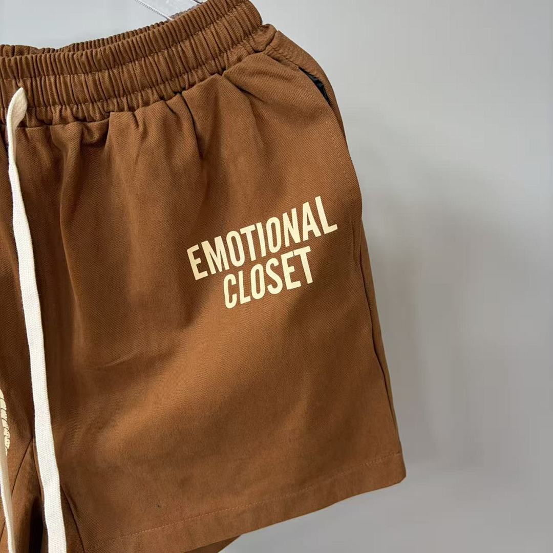 MIXED EMOTION Wing Graphic Casual Shorts