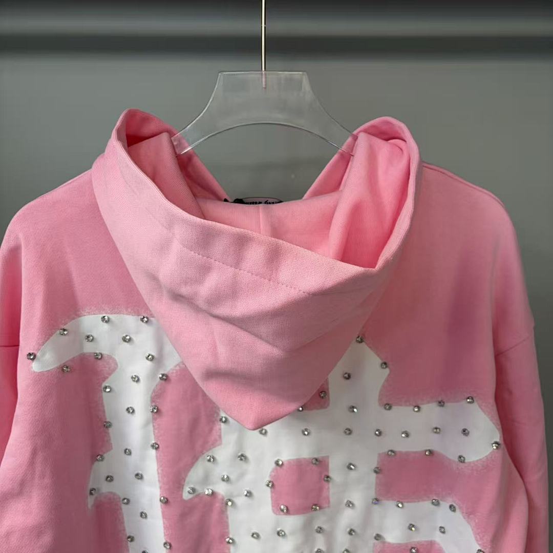 MIXED EMOTION Never Die Statement Graphic Hoodie