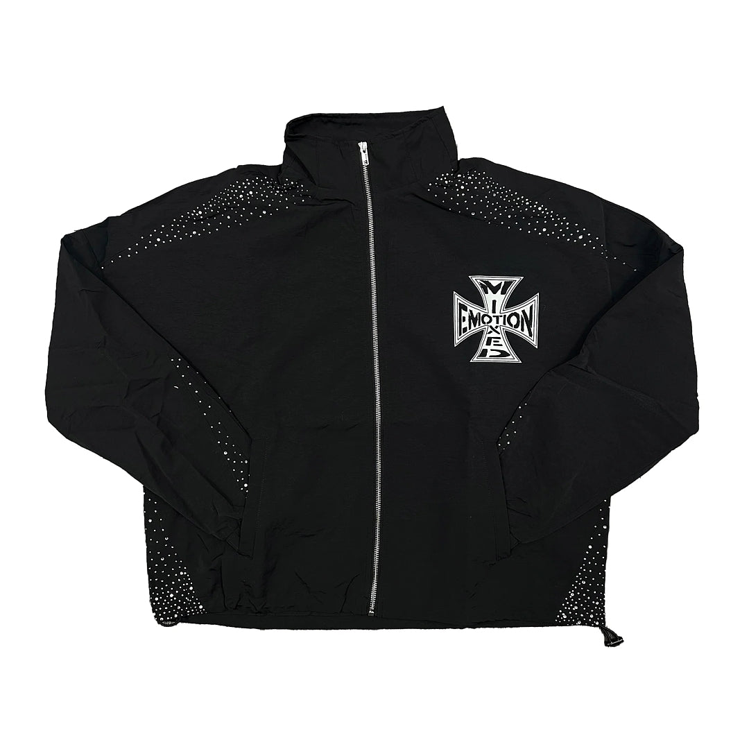 MIXED EMOTION Lightweight Utility Zip Jacket