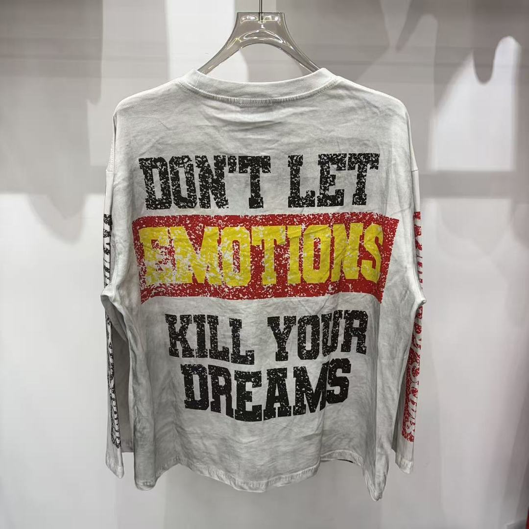 MIXED EMOTION Eagle Graphic Long Sleeve Streetwear Top