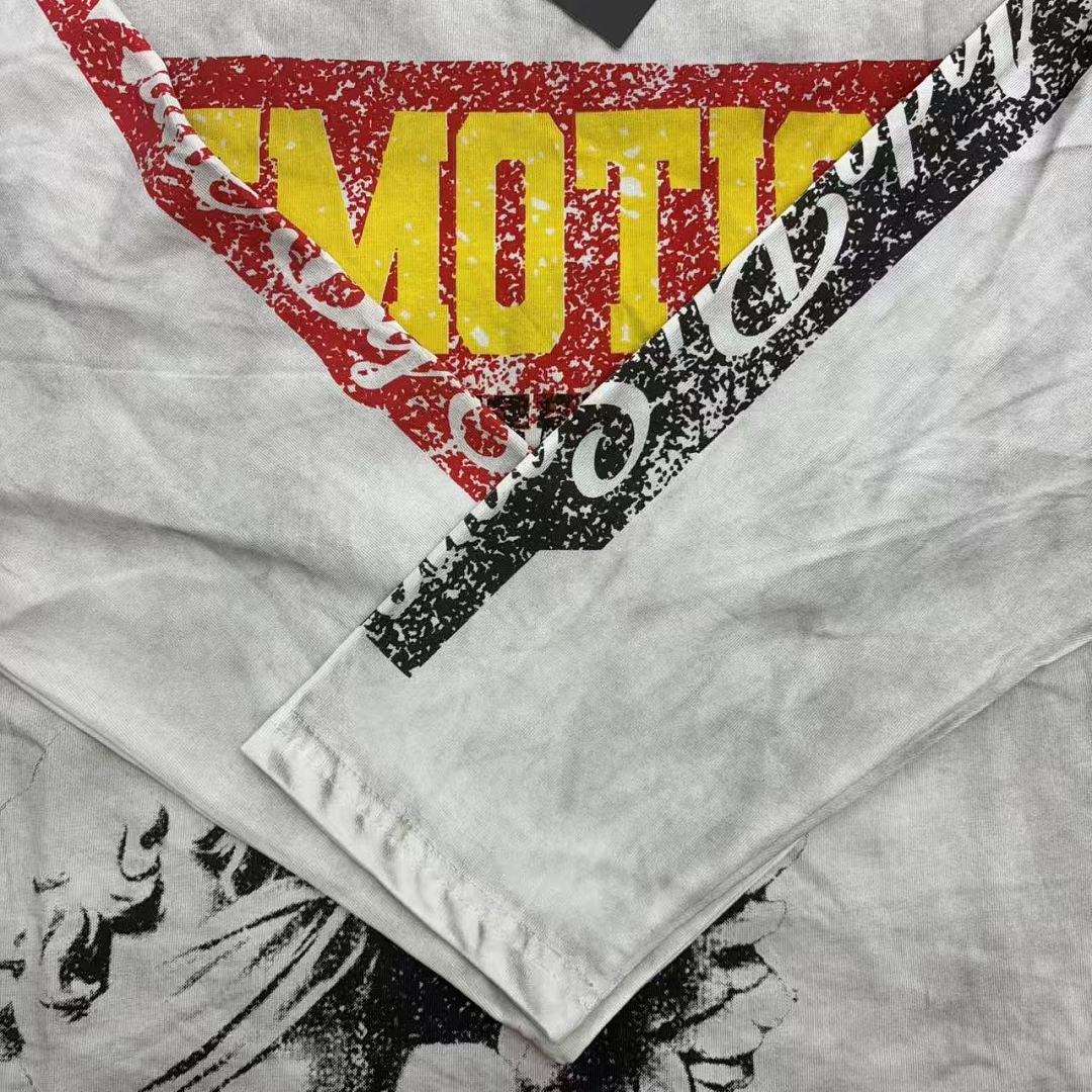 MIXED EMOTION Eagle Graphic Long Sleeve Streetwear Top