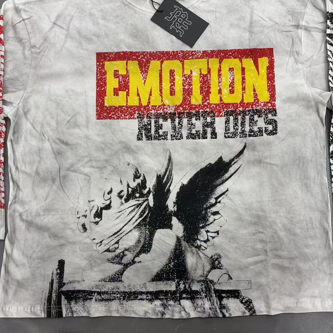 MIXED EMOTION Eagle Graphic Long Sleeve Streetwear Top