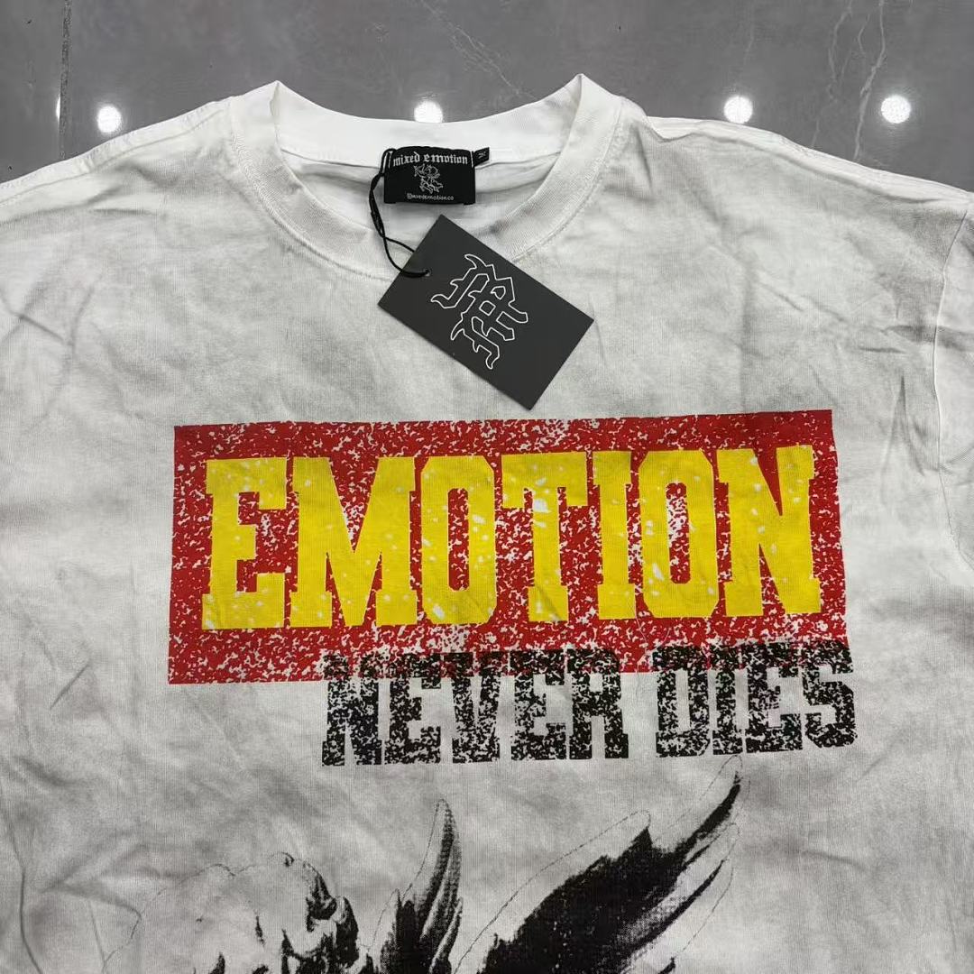 MIXED EMOTION Eagle Graphic Long Sleeve Streetwear Top