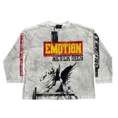 MIXED EMOTION Eagle Graphic Long Sleeve Streetwear Top