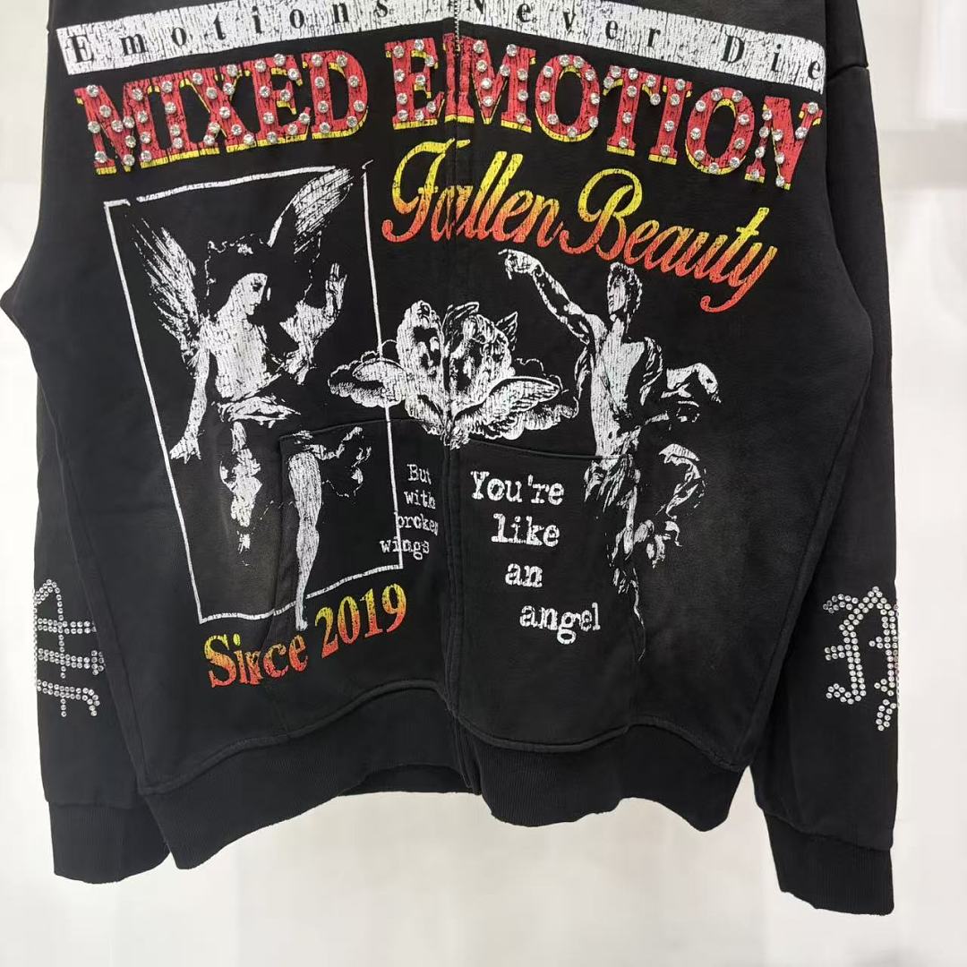 MIXED EMOTION Since 2019 Graphic Pullover Hoodie