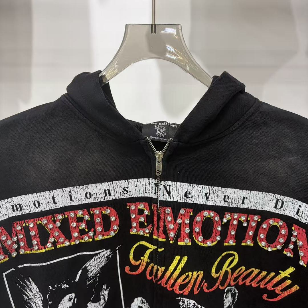 MIXED EMOTION Since 2019 Graphic Pullover Hoodie