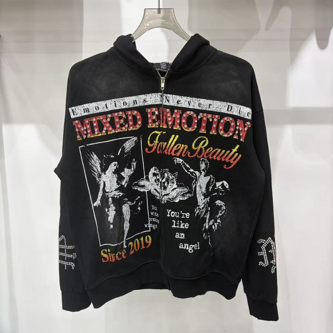 MIXED EMOTION Since 2019 Graphic Pullover Hoodie