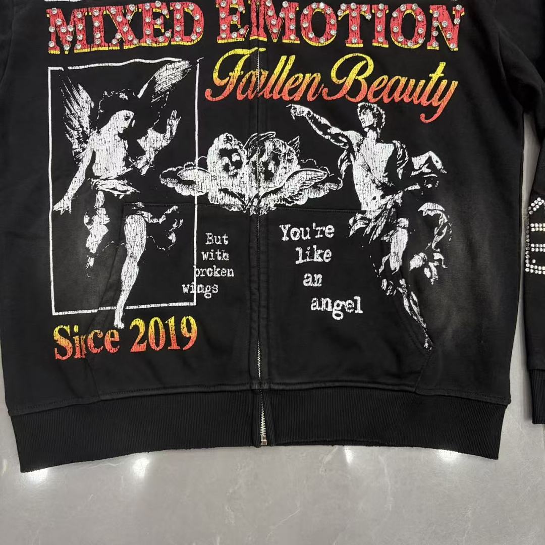 MIXED EMOTION Since 2019 Graphic Pullover Hoodie
