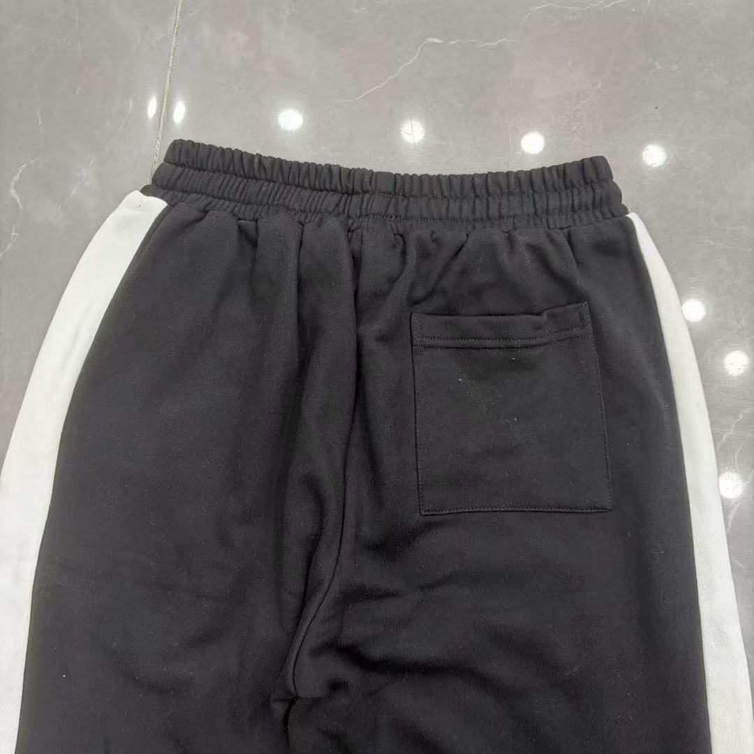 MIXED EMOTION Cross Logo Side Stripe Track Pants