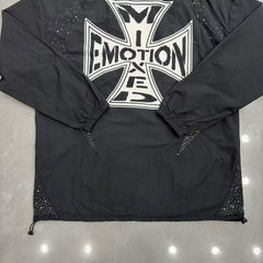 MIXED EMOTION Lightweight Utility Zip Jacket