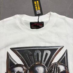GODSPEED Motorcycle Skull Graphic T-Shirt