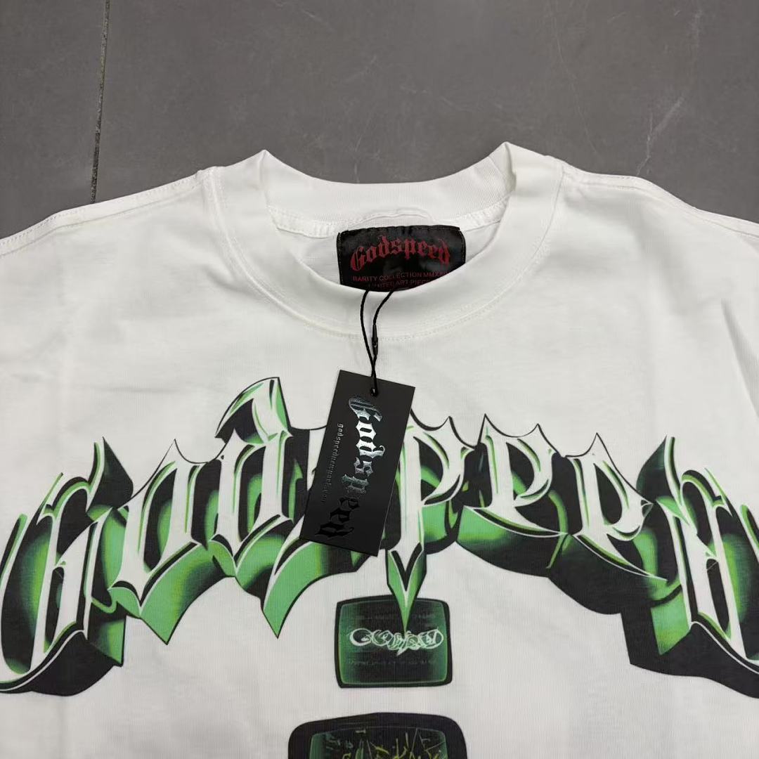 GODSPEED Gothic Graphic Oversized Street T-Shirt