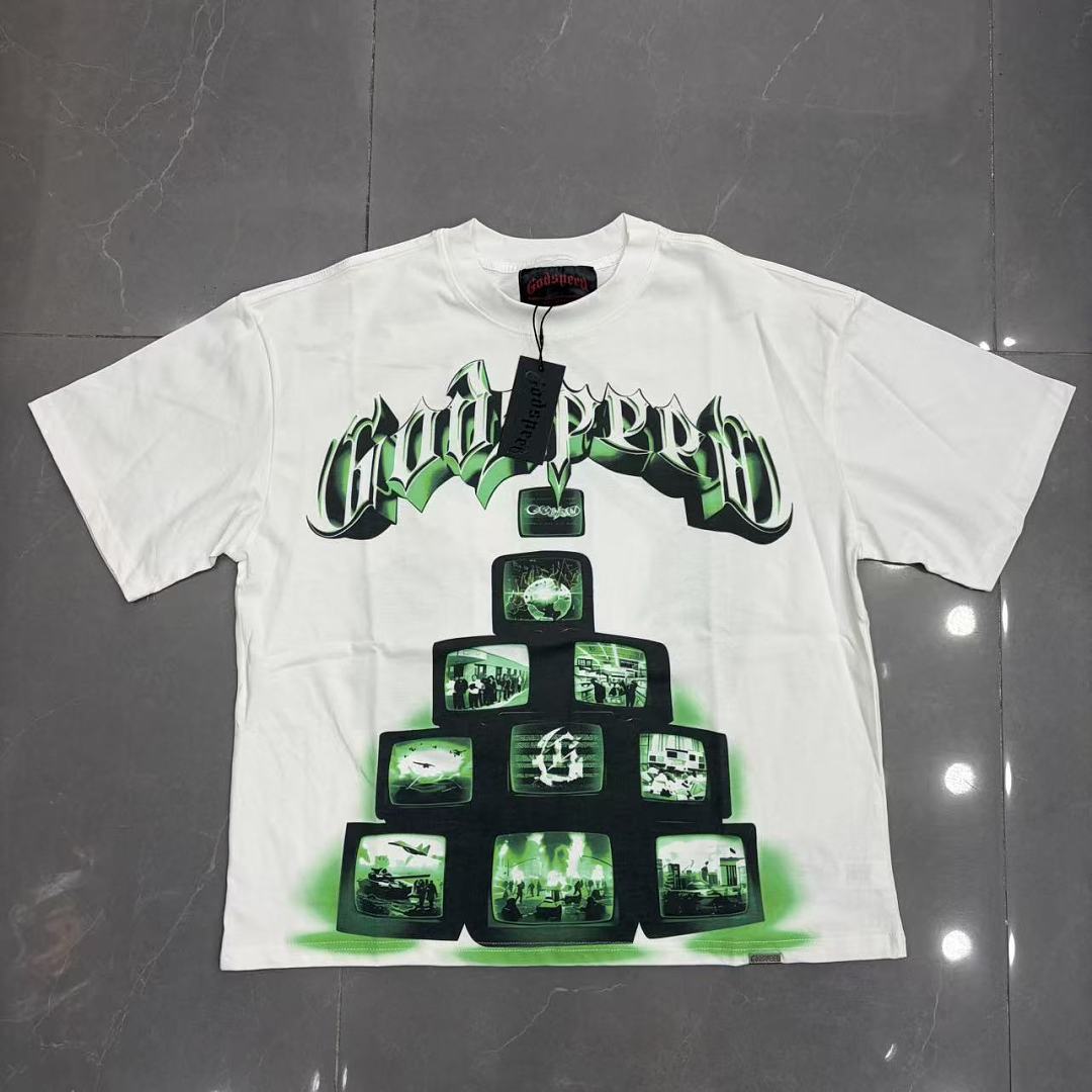 GODSPEED Gothic Graphic Oversized Street T-Shirt