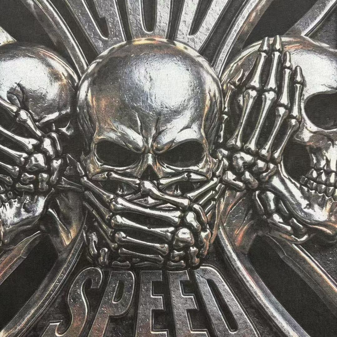 GODSPEED Gothic Cross Graphic Street T-Shirt