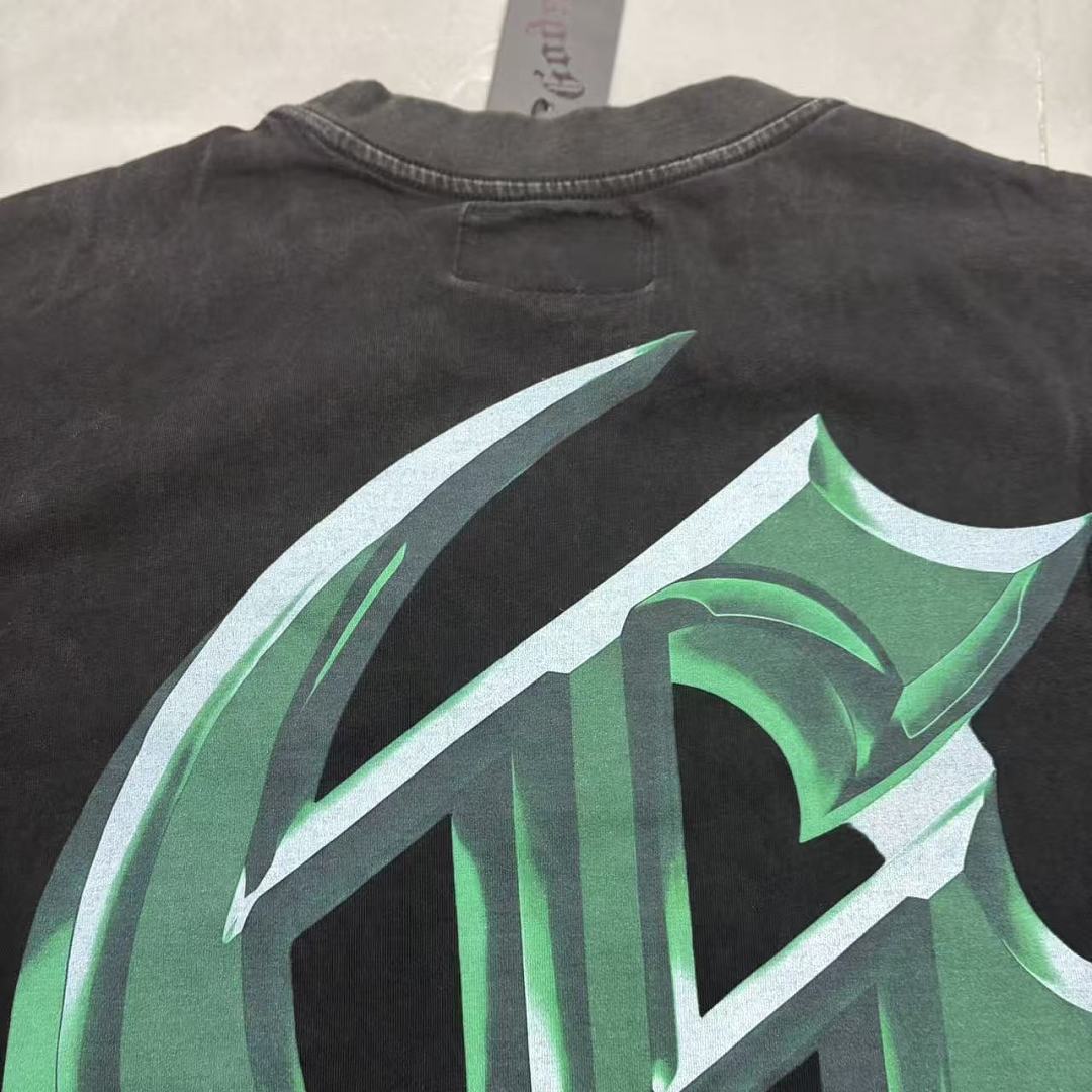 GODSPEED Neon Logo Graphic Street T-Shirt