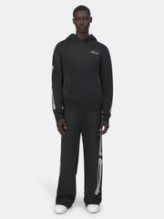 BONES OVERSIZED HOODIE - Black