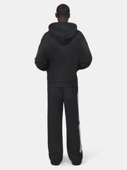 BONES OVERSIZED HOODIE - Black