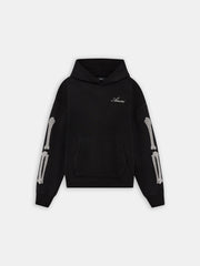 BONES OVERSIZED HOODIE - Black