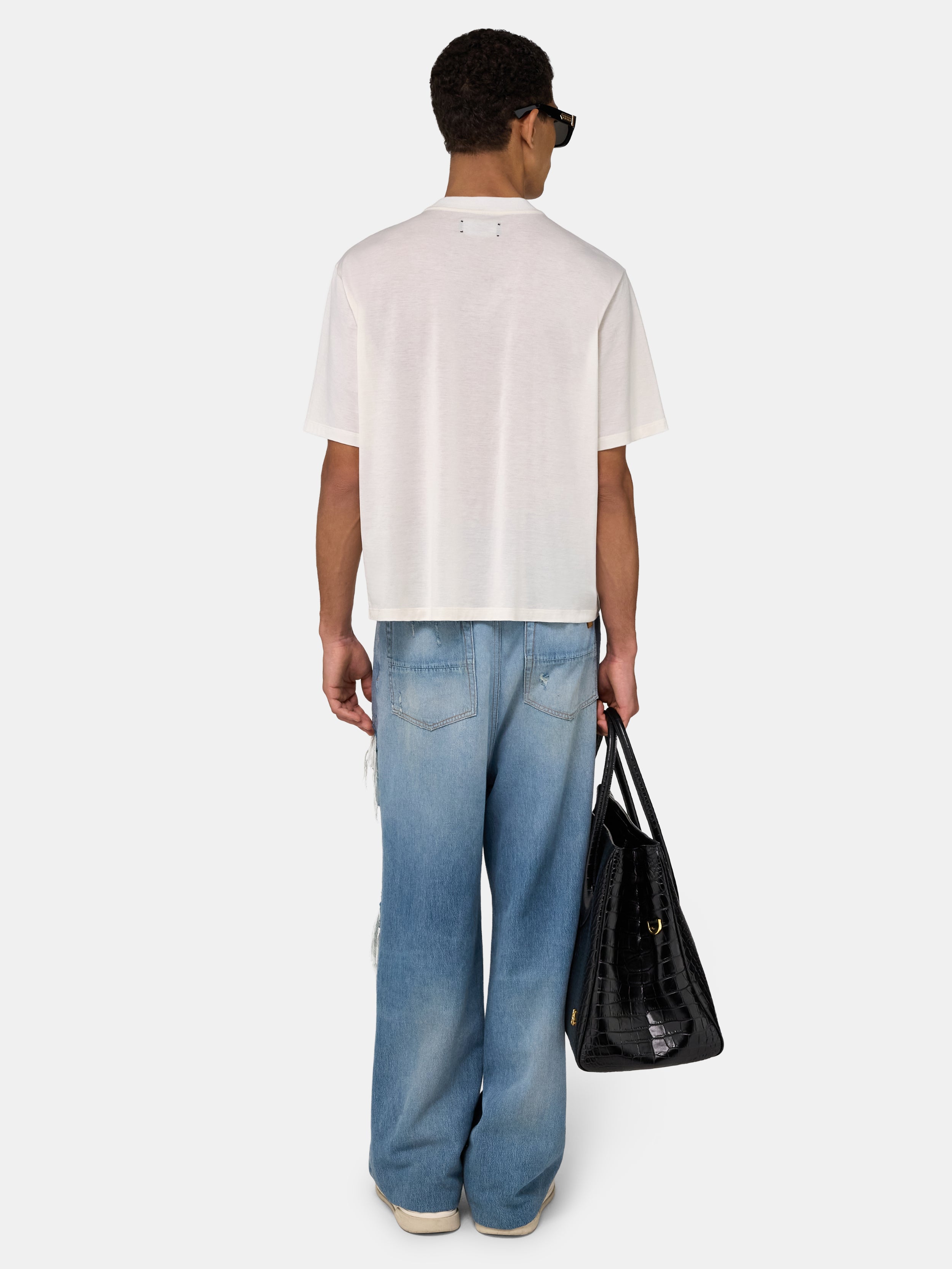SOUTH CALI BOX TEE - Ivory