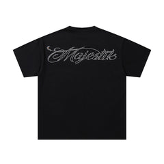 Majestik “Neon Supercars” Rhinestone Graphic Tee