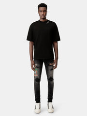 AMIRI SCRIPT TEE - Black