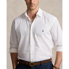 Polo Ralph Lauren - Poplin Stretch Shirt - Big & Tall Sizes - White