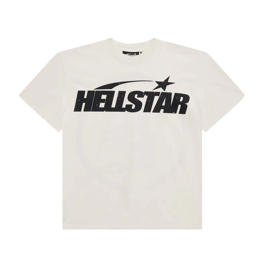 Hellstar Classic Tee Regular Print 'White/Black'